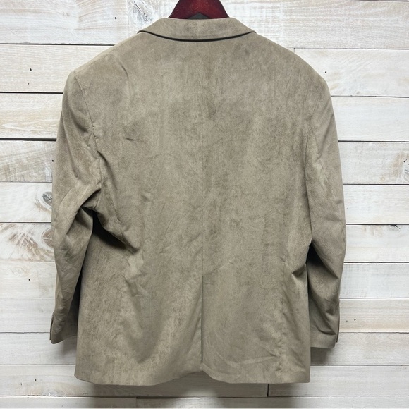 Lauren Ralph Lauren Corduroy Sport Blazer Jacket Mens 48R Tan Lined Stretch - Picture 6 of 12